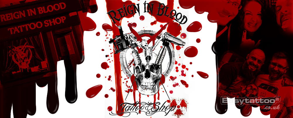 Reign in Blood Tattoo Shop at Easytattoo.co.uk