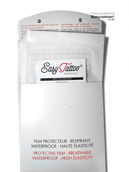 Easytattoo PROTECT tattoo protective sachets inside view
